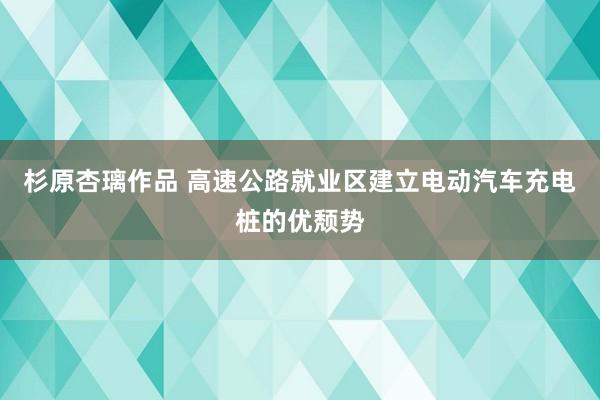 杉原杏璃作品 高速公路就业区建立电动汽车充电桩的优颓势